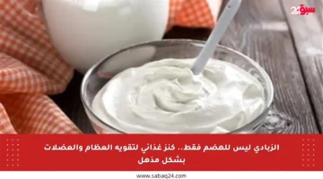 الزبادي ليس للهضم فقط.. كنز غذائي لتقوية العظام والعضلات بشكل مذهل